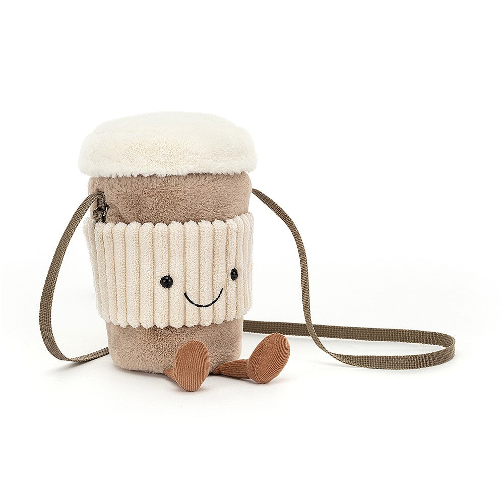 amusable coffee to go bag jellycat