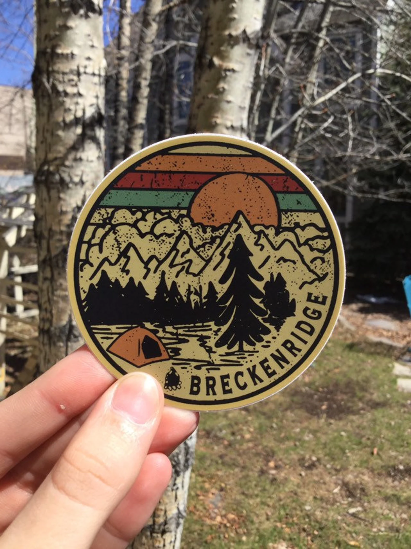 Breckenridge vinyl sticker