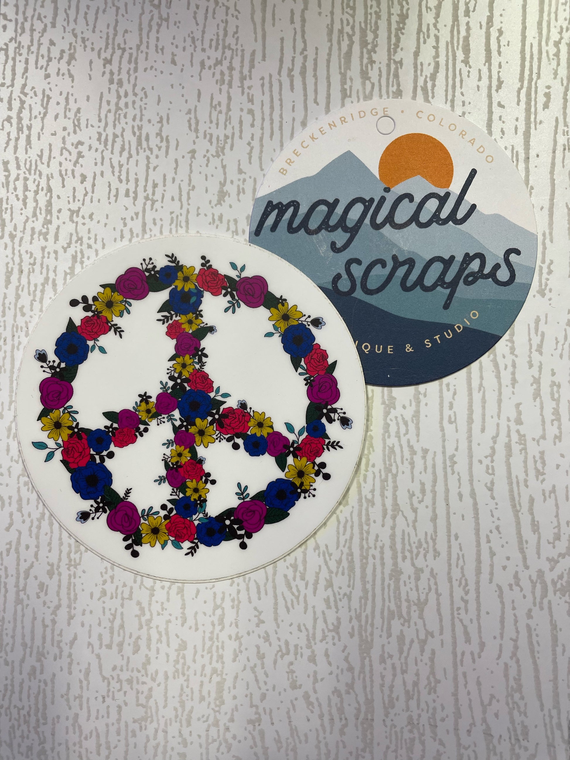 Peace vinyl sticker