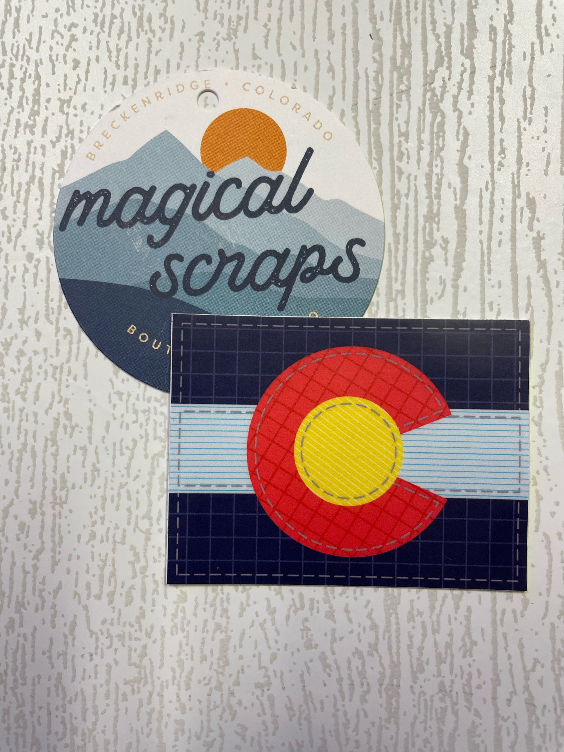 colorado flag vinyl sticker