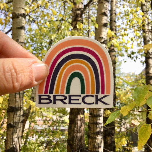 Breckenridge vinyl sticker 