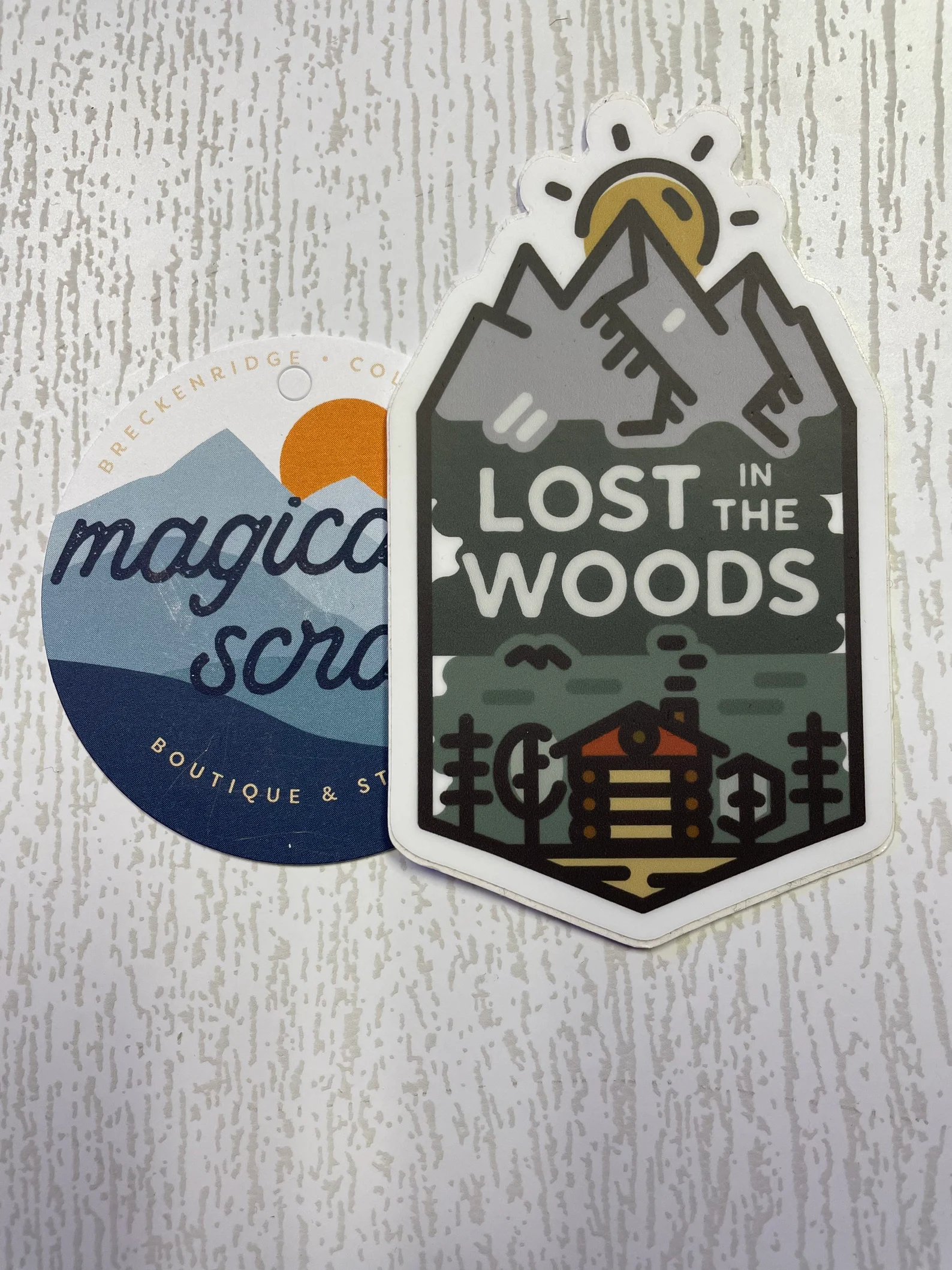 Lost in the woods vinyl sticker