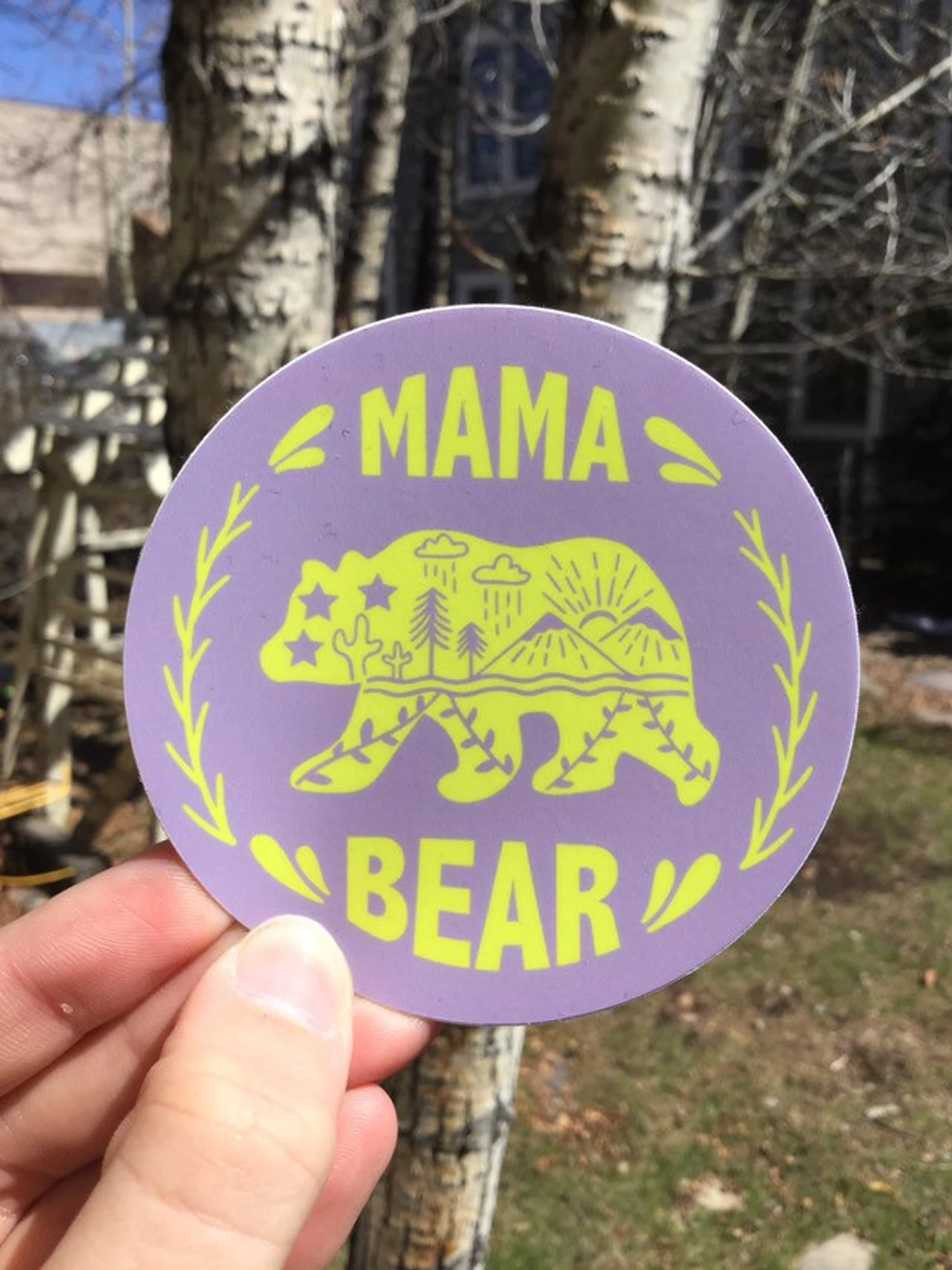 mama bear vinyl sticker